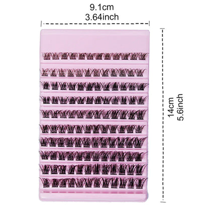 120 Pcs Cluster Lashes 8-16mm | Wispy Individual DIY Eyelash Extensions
