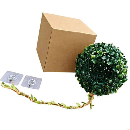 Realistic Artificial Grass Ball With Shelter Cave For Reptiles Terrarium Decoration And Bird Nest Habitat Tanks Landsacpe KXRE