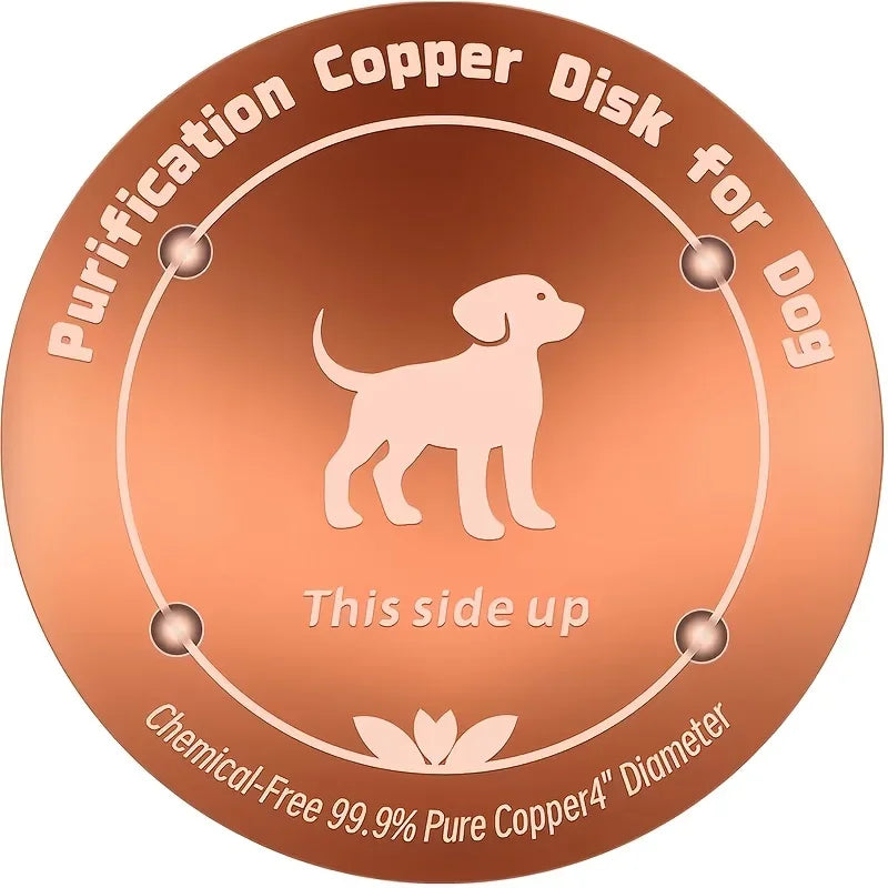 Copper Pet Water Purifier Filter , Suitable for Pet Prevention, Reusable,Easy to Use Pet Dog Cat Chicken Cow Water Purifier
