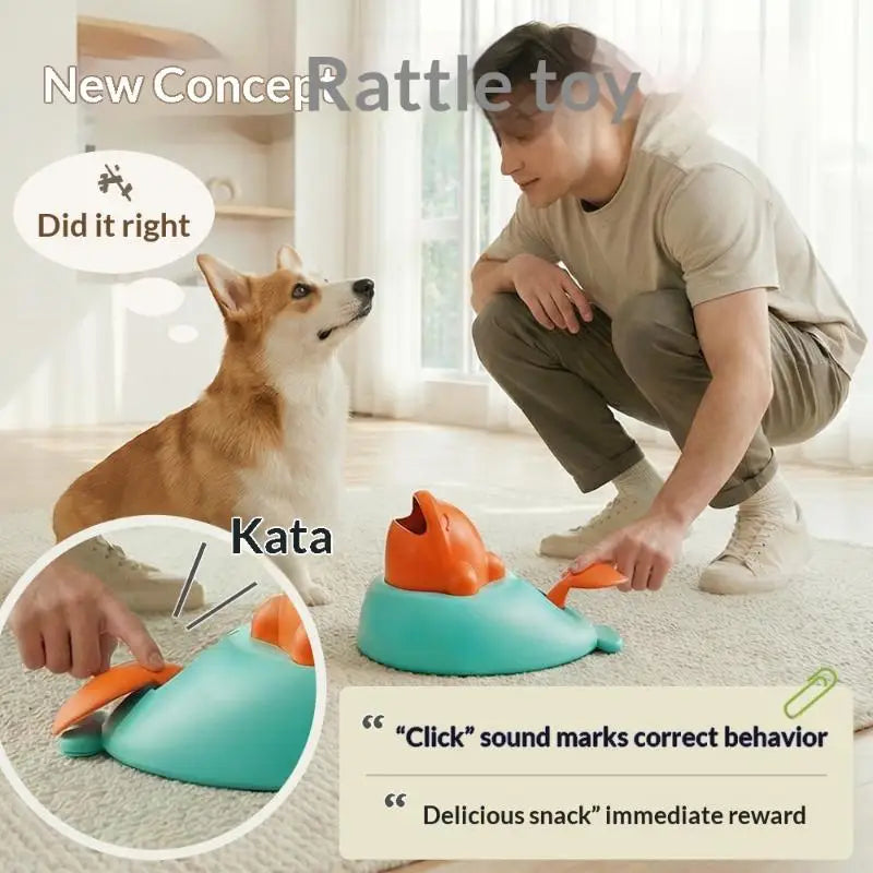 Pet Training Feeding Toys Interactive Dog Food Launcher Training Puzzle Toy For Dogs Cats Fun Feeding Machine Pet Training Toy
