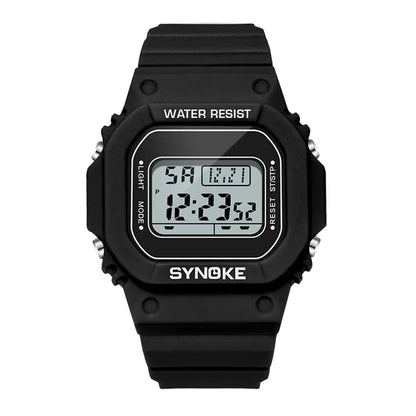 SYNOKE Outdoor Military Digital Watch for Men | Retro Sport Waterproof Timepiece with Luminous Display