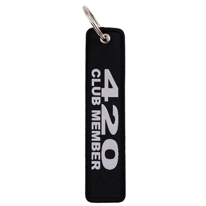Airline Embroidery Key Fob | Stylish Keychain for Bags and Backpacks