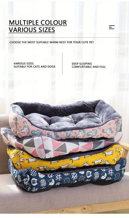 Pet Dog Bed Sofa Mats Winter Pet Products Coussin Chien Accessories Dogs Basket Supplies For Large Medium Small House Cat Bed
