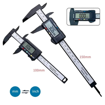 Digital Caliper 150mm | Electronic Carbon Fiber Measuring Tool