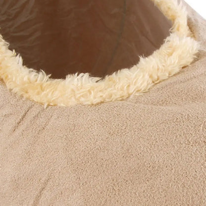 Collapsible Suede Fabric Puppy Kitten Rabbit Pet House Tunnel Holes Channel Tunnel Tube Cat Tunnel Pet Supplies Cat