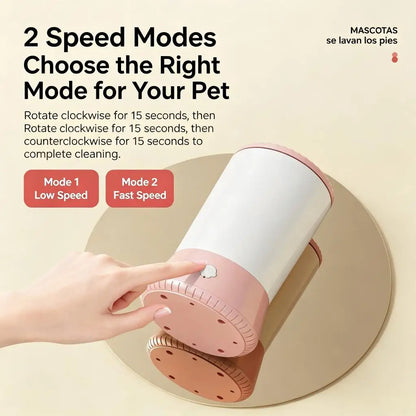 Pet Foot Washing Machine Electric Pet Paw Cleaner Automatic Dog Quick Cleaner Pet Paw Portable Low Noise Waterproof Foot Cup