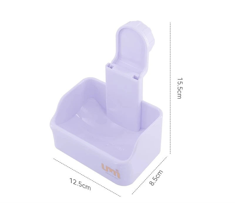 Large-capacity Rabbit Food Bowl with Secure Base Durable and Bite-resistant