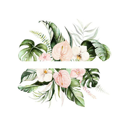Plant Flower Switch Wall Sticker | Self-Adhesive PVC Wall Decal