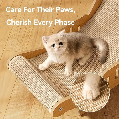 Sisal Cat Scratching Pad Reusable Cat Scratcher Cat Scratch Bed Nest for Pet Sleeping Playing Grinding Small Medium Large Cats