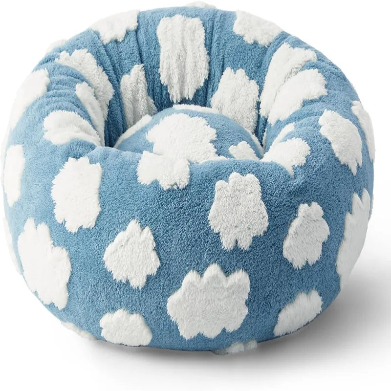 Round Pet Bed for Dogs Cats All Seasons Warm Winter Soft Comfortable Cushion Dog Beds for Large Dogs Dog Accessories Cat Bed