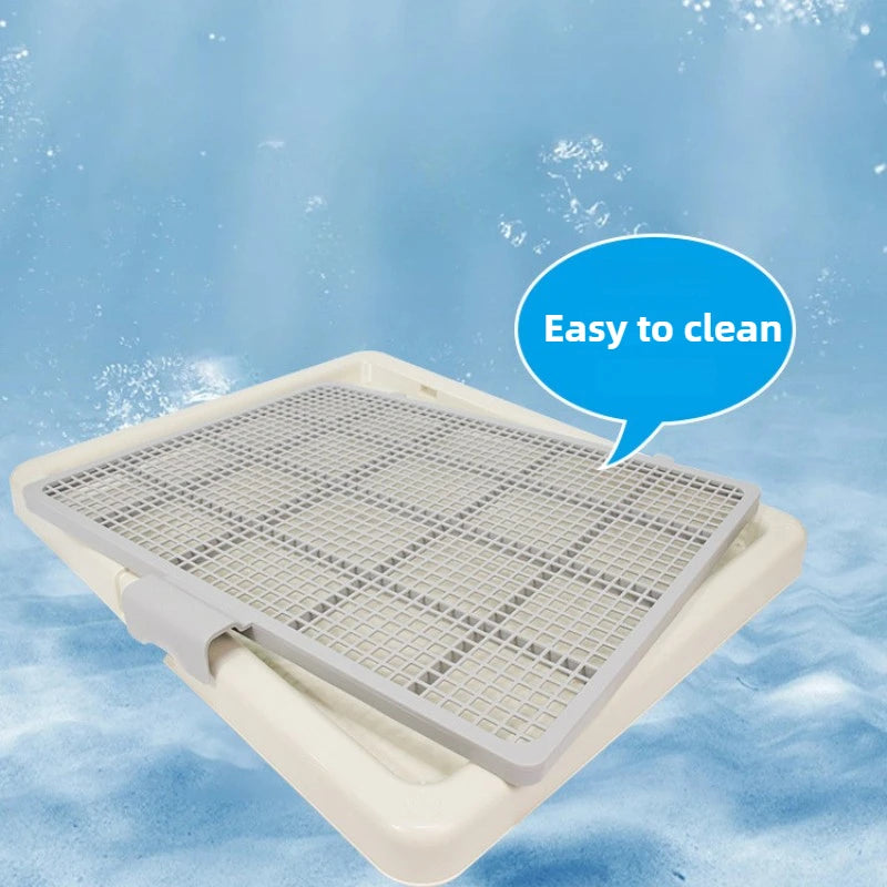 Pet Dogs Pee Training Tray Portable Dog Cleaning Tools Indoor Puppy Tray Toilet Diaper Easy To Clean Grid Like Pet Supplies