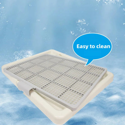 Pet Dogs Pee Training Tray Portable Dog Cleaning Tools Indoor Puppy Tray Toilet Diaper Easy To Clean Grid Like Pet Supplies