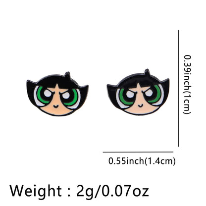 Cute Animal Stud Earrings for Women | Stainless Steel Pierced Jewelry