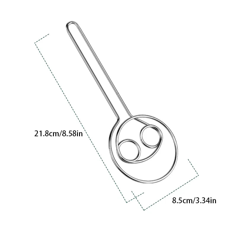 Danish Dough Whisk | Stainless Steel Mixing Rod for Baking