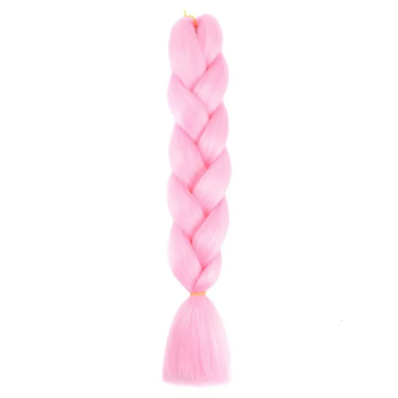 24-Inch Jumbo Box Braiding Hair Extensions | Yaki Straight Synthetic Dreadlocks
