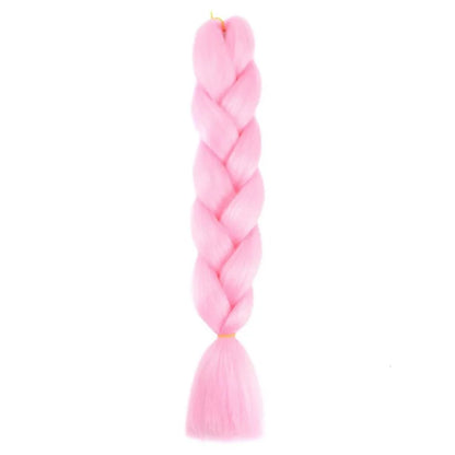 24-Inch Jumbo Box Braiding Hair Extensions | Yaki Straight Synthetic Dreadlocks