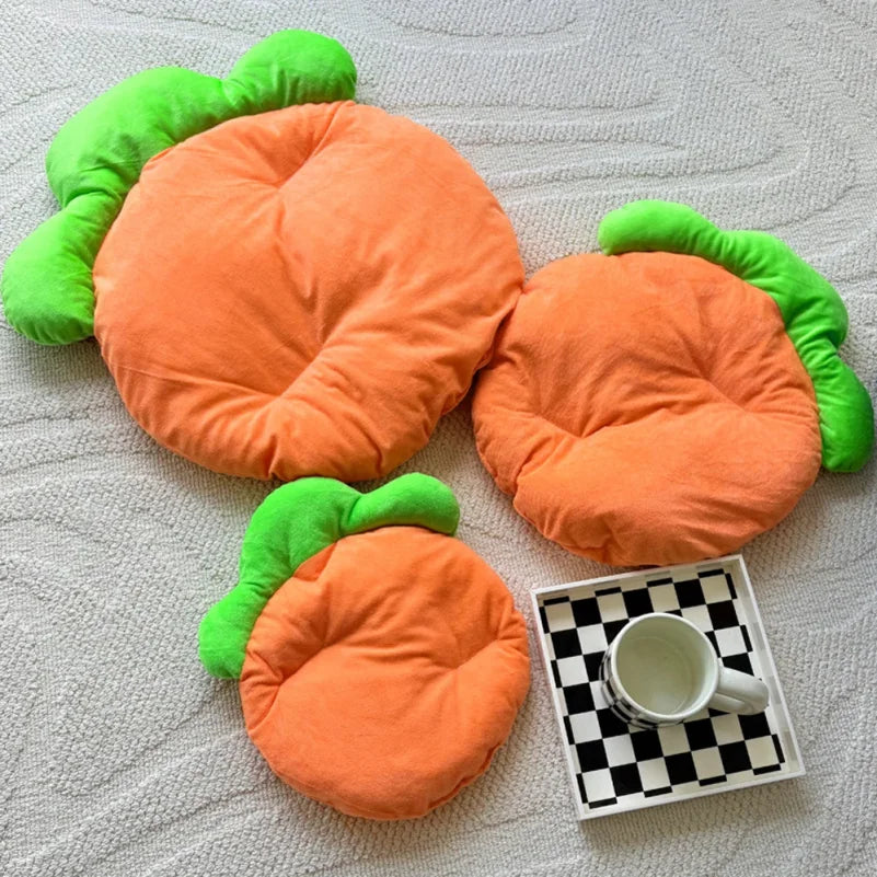 1PC Warm Carrot Shaped Rabbit Mat Soft Breathable Cute Sofa Mat for Pet Small Animal Hamster Rabbit Puppy Kitty Sleeping Bed Mat