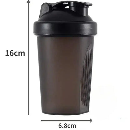 400ml Blender Shaker Bottle | BPA Free Protein Shake Mixer with Leakproof Lid