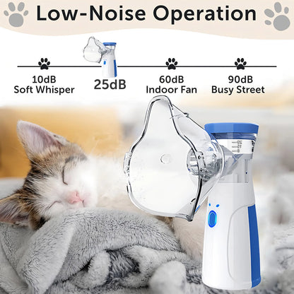 Pet Asthma Inhaler Nebulizer for Respiratory Relief Easy-to-Use Veterinary Animals Device Promotes Pet Health