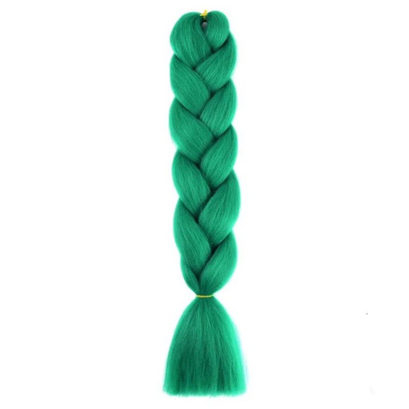 24-Inch Jumbo Box Braiding Hair Extensions | Yaki Straight Synthetic Dreadlocks