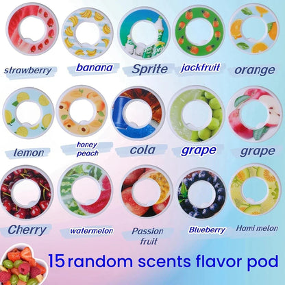 Water Flavor Pods for Water Bottles | Fruit Scented Infuser Caps