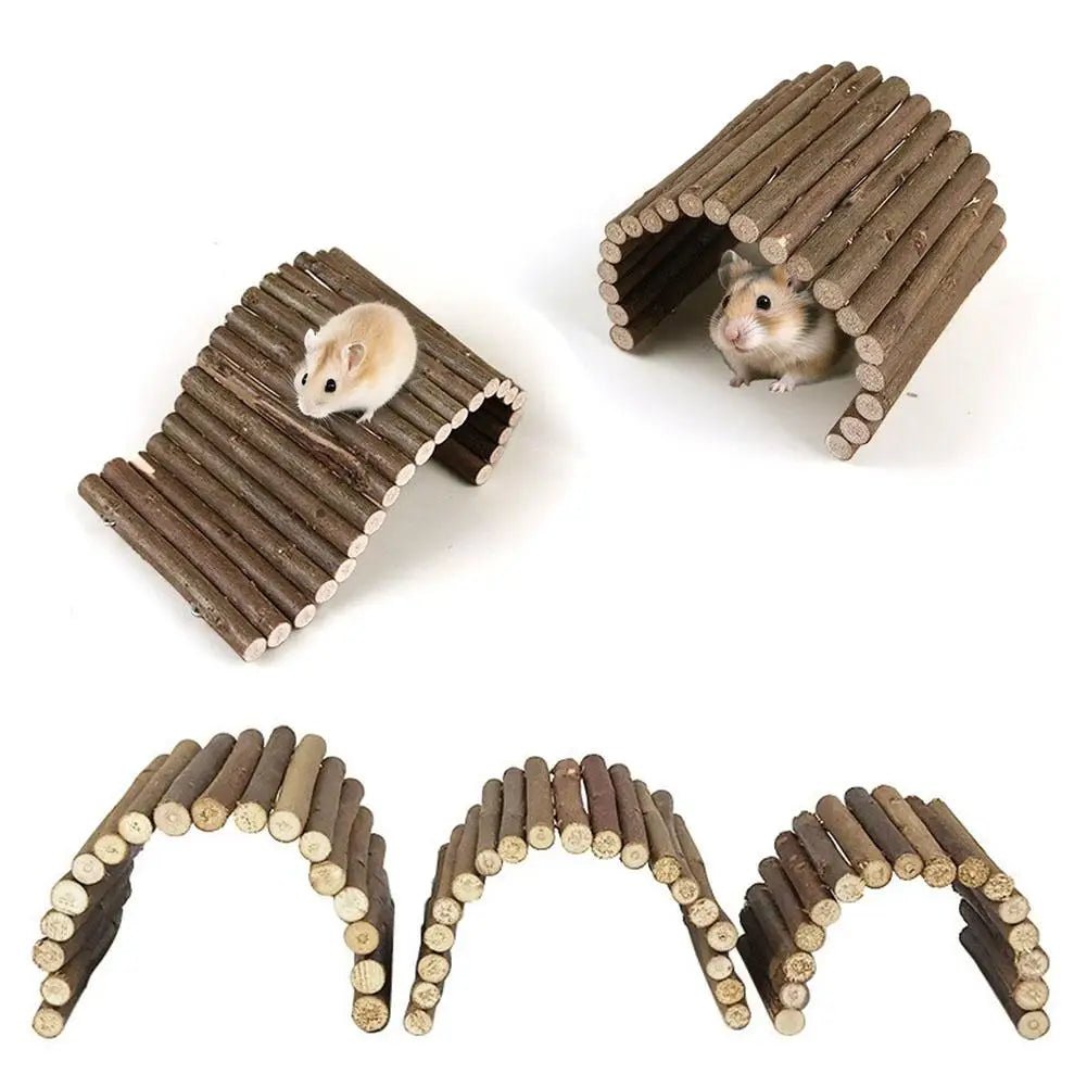 Small Pet Willow Branch Chew Toy, Height, Bendable Design, Dental Care, Natural Nutrients, For Rabbits/Guinea Pigs