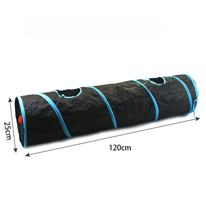 Cat Tunnel Toys Pet Supplies Cat S T Pass Play Tunnel Foldable Cat Tunnel Cat Toy Breathable Drill Barrel Cat Interactive Toys