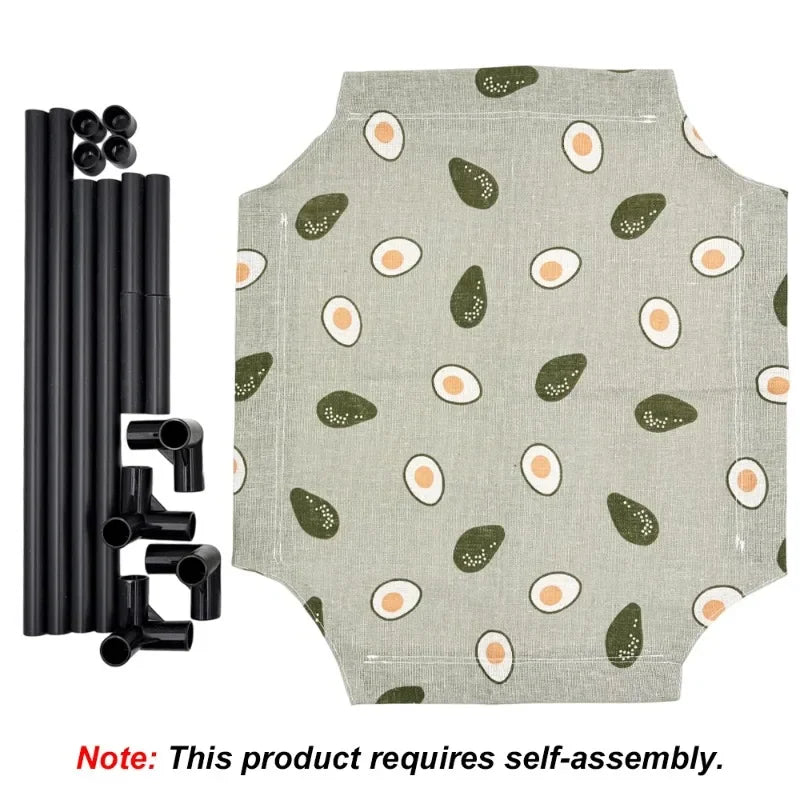1PC Elevated Pet Bed Raised Small Animal Bed Breathable Washable Cooling Sleep Mat for Rabbit Hamster Cat Puppy Indoor Bed House