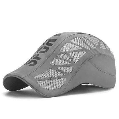 Summer Sport Alphabet Hat | Breathable Mesh Sun Cap for Men