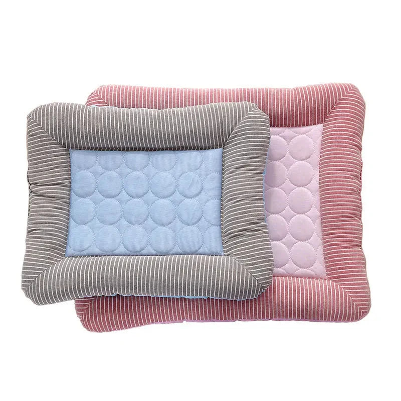Cooling Pet Bed For Dogs Cats Ice Silk Material Cool Mat Soft Pet Blanket for Summer Sleeping Breathable Cat Sofa Supplies