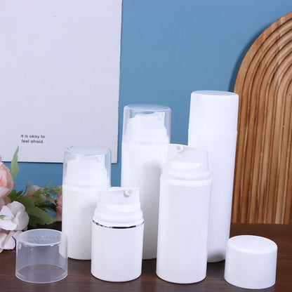 30-150ml Vacuum Pump Bottles | Empty Refillable Travel Dispensers for Creams, Lotions, and Gels