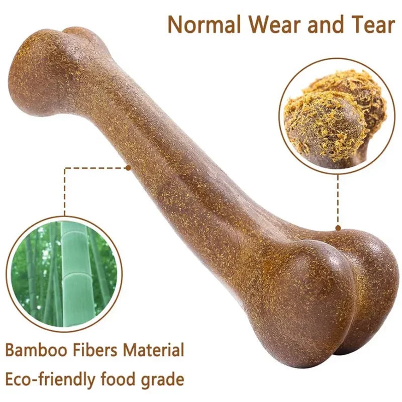 Dog Bone Chews Toys Nearly Ind Estructible Natural Non-Toxic Anti-bite Puppy Toys for Small Medium Large Dog Pet Chew Toy