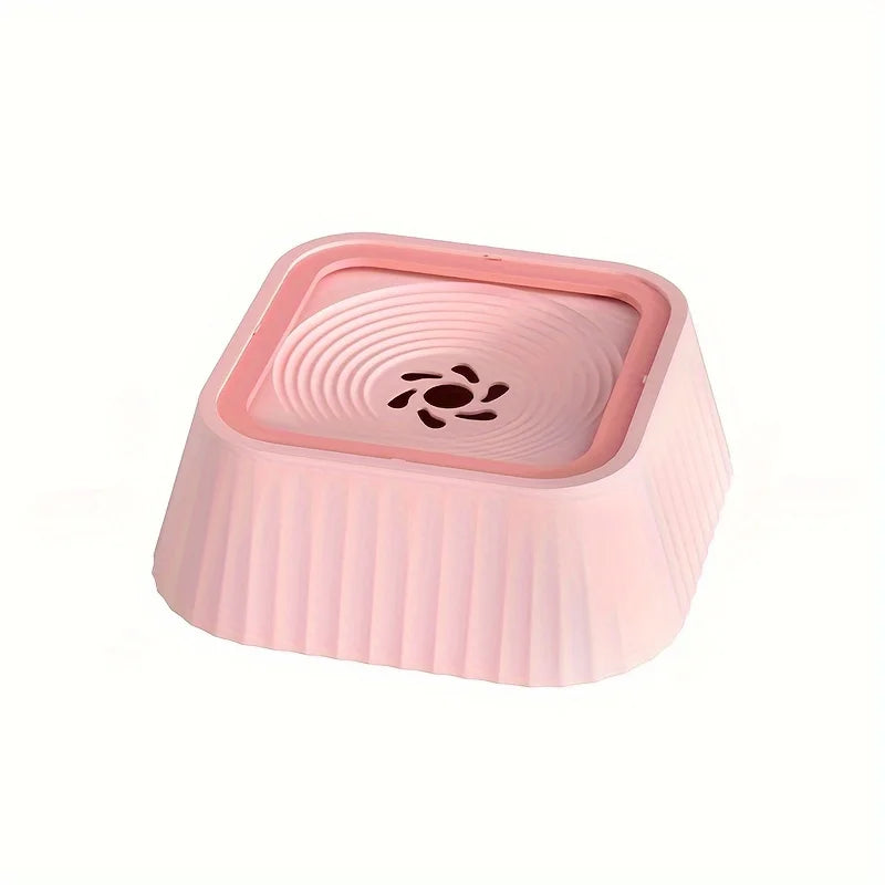 Pet Floating Water Bowl Splash-proof Food-grade PP Material Large Capacity Water Storage Neck-protecting  Floa Plastic Dog Bowl