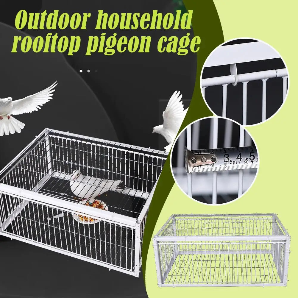 Auto Trap Bird Cage Rabbit Cage Mouse Cage Entry Only No Exit Thickened Encrypted Automatic Pigeon Collecting Portable Bird Cage