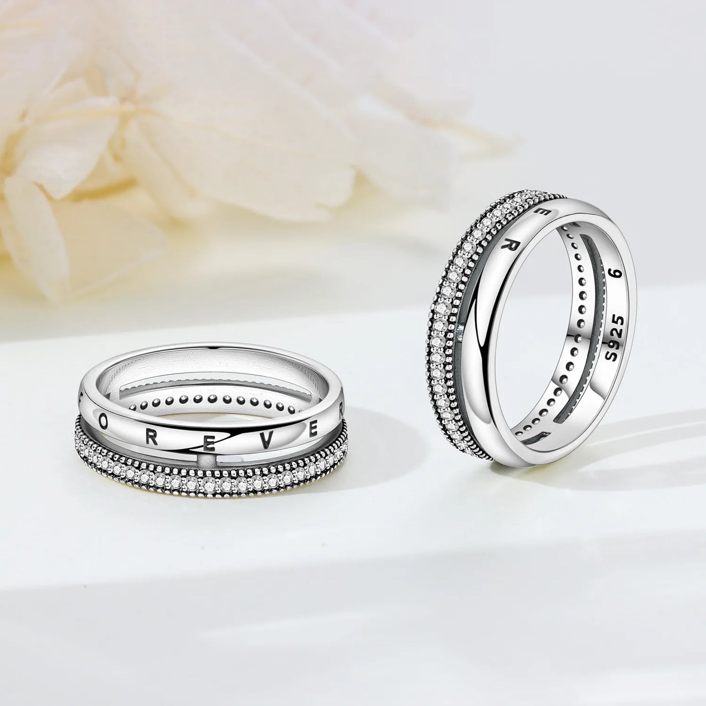 S925 Sterling Silver Forever Ring | Eternal Closed Ring for Women