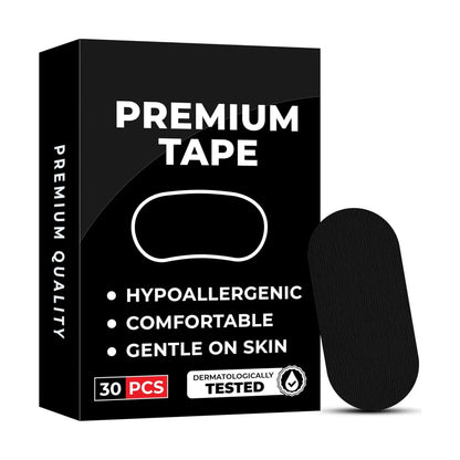 30 Anti-Snoring Mouth Tape Strips | Sleep Aid for Nasal Breathing and Dry Mouth Relief