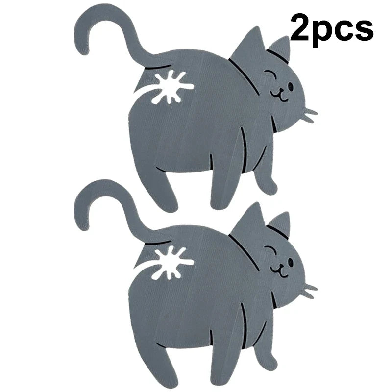 2pcs 3D Cat Butt Bread Bag Clip | Novelty Kitchen Gadget for Sealing Snack Bags