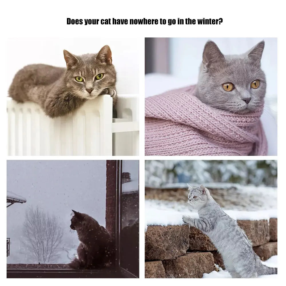 Cat Hanging Bed Pet Animal Radiator Bed Warm Fleece Basket Cradle Hammock Metal Iron Frame Removable Cat Hammock