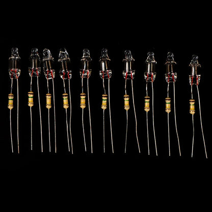 Neon Indicator Light Bulbs 4x10mm 5x13mm 220V | Main Power Pilot Lamp with Resistor