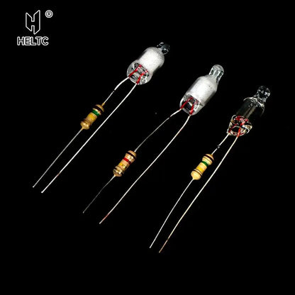 Neon Indicator Light Bulbs 4x10mm 5x13mm 220V | Main Power Pilot Lamp with Resistor