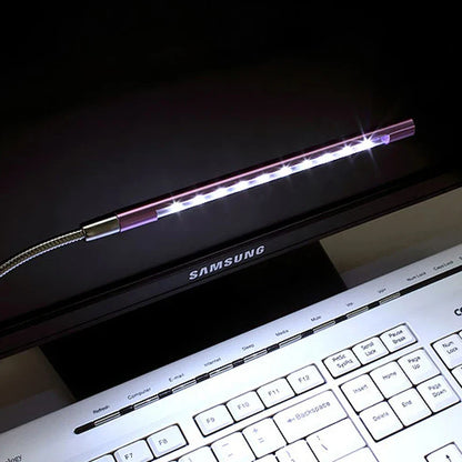 5V LED Book Light Flexible Reading Lamp | Portable USB Desk Light for Bedroom Decor and PC Keyboard Lighting