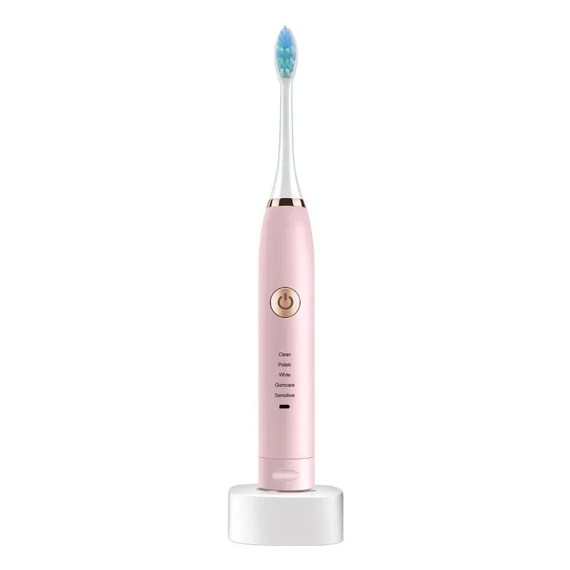 Pet Electric Toothbrush Dog Cat Teeth Cleaning Tool USB Rechargeable Electric Dog Toothbrush with Replacement Brush Head