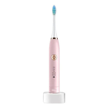 Pet Electric Toothbrush Dog Cat Teeth Cleaning Tool USB Rechargeable Electric Dog Toothbrush with Replacement Brush Head