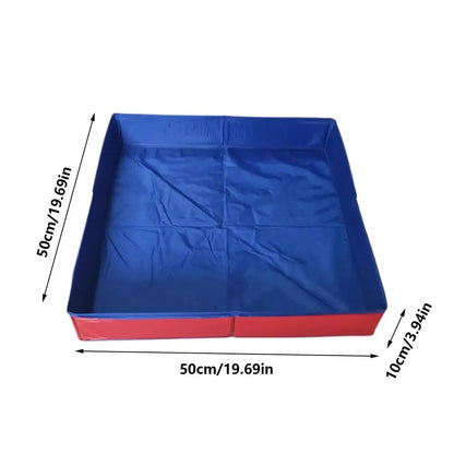 Pet Bath Pool PVC Foldable Wading Pool For Dog Anti-Slip Non-Inflatable Pet Puppy Bathing Tub For Small Puppy Cats Other Animals
