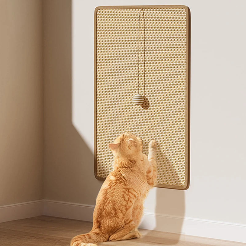 Durable Sisal Cat Scratch Pads, Cat Wall Pads, Sofa Claw Grinding Pads, Scratch Board Wall Stickers Cat Pet Toys Pet Accessories