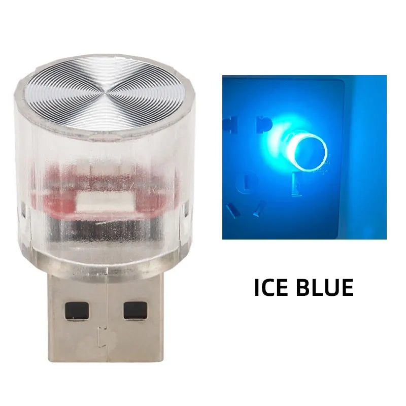 Mini USB RGB Night Light | Interior Ambient LED Decorative Lamp