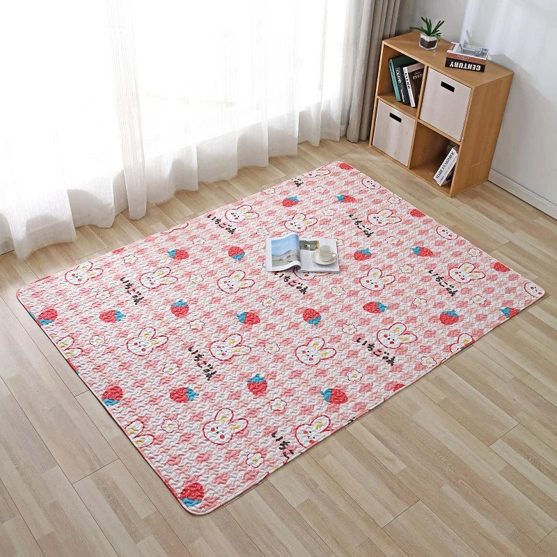 Rabbit Floor Mat Pet Sofa Cushion Training Pad Four Seasons Universal Cage Mat Cat Dog Sleeping Blanket Fence Pad Bunny Supplies