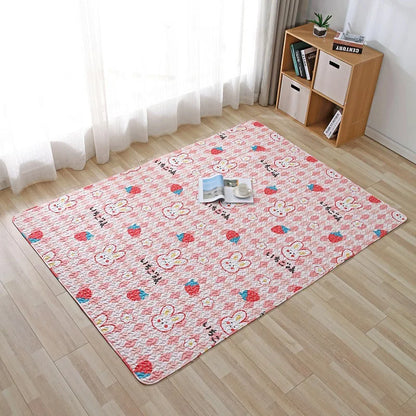 Rabbit Floor Mat Pet Sofa Cushion Training Pad Four Seasons Universal Cage Mat Cat Dog Sleeping Blanket Fence Pad Bunny Supplies