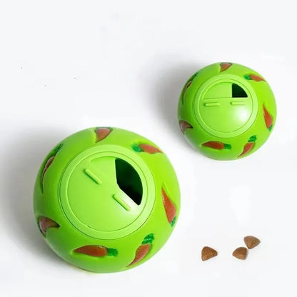 Rabbit Treat Ball Bunny Toy Food Dispenser Interactive Leak Food Ball Chew Toy For Rabbit Hamster Guinea Pig Chinchilla Small Pe