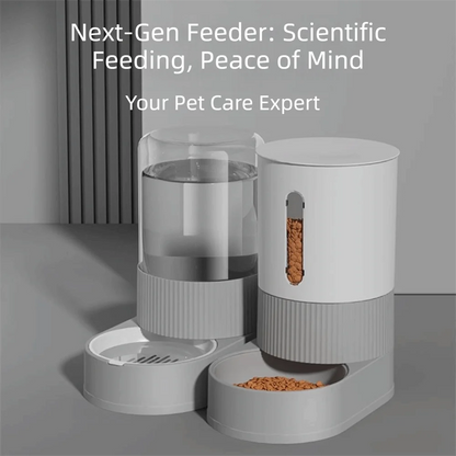 Transparent Automatic Pet Feeder Large Capacity Detachable Pet Water Dispenser Plastic Spill Proof Pet Water Fountain